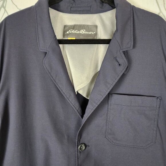 Eddie Bauer Travex Navy Voyager Travel Blazer - Picture 3 of 7